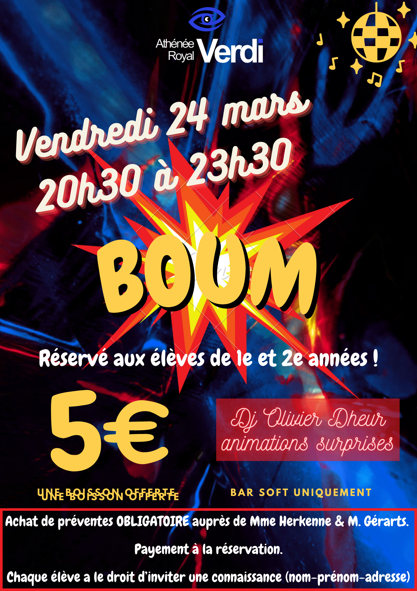 "La boum" s'invite à Verdi