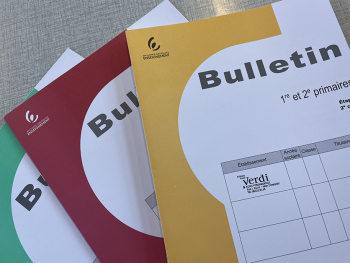Remise des bulletins (section primaire)